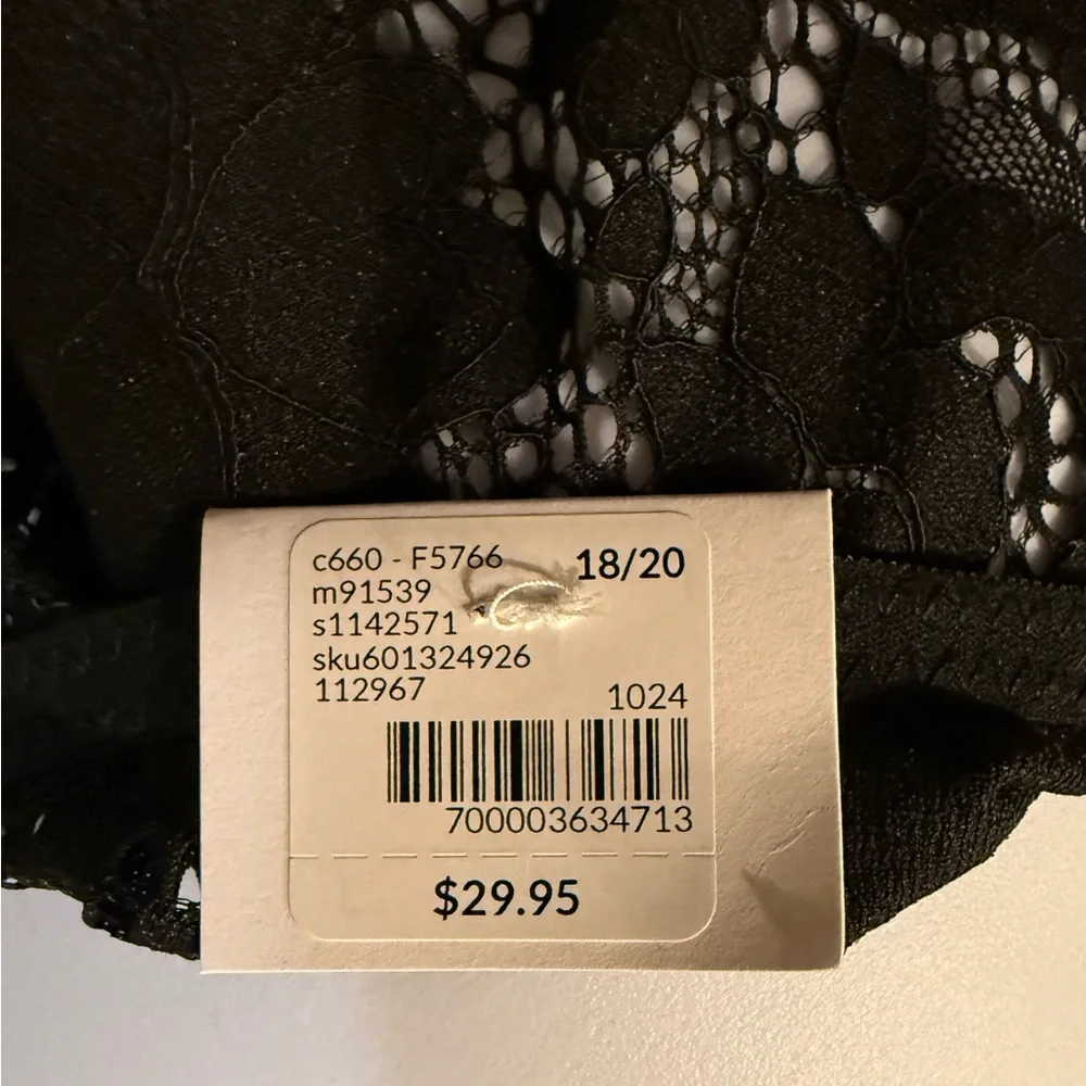 Lane Bryant Holiday Christmas Seasonal Hylander Plaid Lace Women's Lingerie Set - Picture 12 of 15